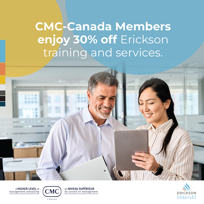 CMC-Canada Members receive discounts on Erickson Coach Training