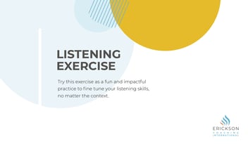 Listening Exercise Downloadable