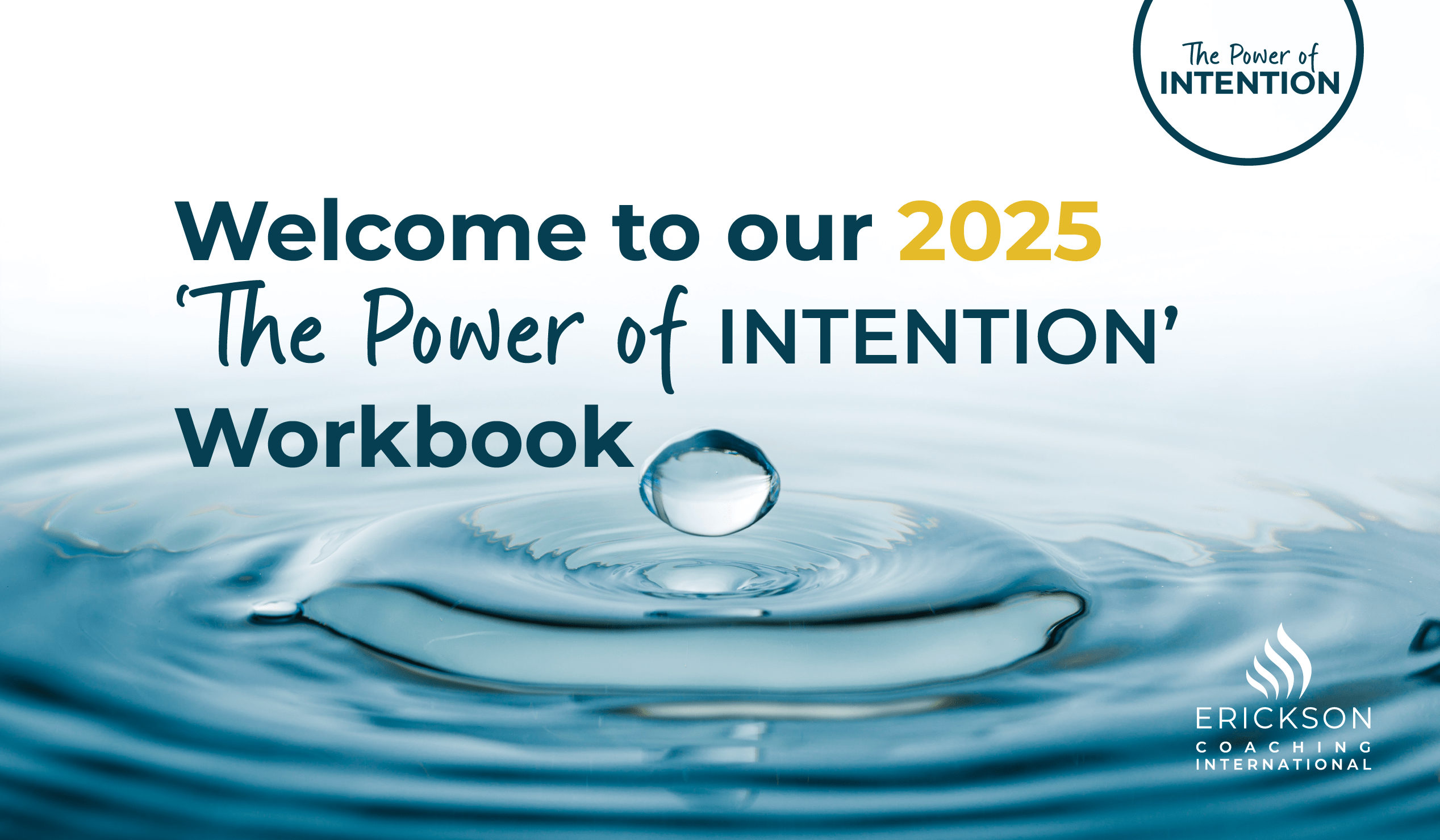 The Power of Intention Workbook Downloadable